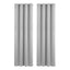 Artiss Blockout Curtains 2X 132x213cm Thermal Insulated Eyelet Drapes Grey