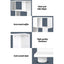 Artiss Bookshelf 3 Tiers - NINA White