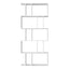 Artiss Bookshelf 5 Tiers - RITA White