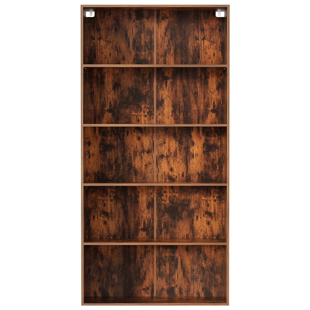 Artiss Bookshelf 5 Tiers Walnut