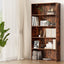 Artiss Bookshelf 5 Tiers Walnut