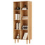 Artiss Bookshelf Bookcase 4 Tiers LEOR Pine