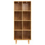 Artiss Bookshelf Bookcase 4 Tiers LEOR Pine