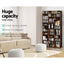 Artiss Bookshelf CD Storage Rack - BERT Walnut