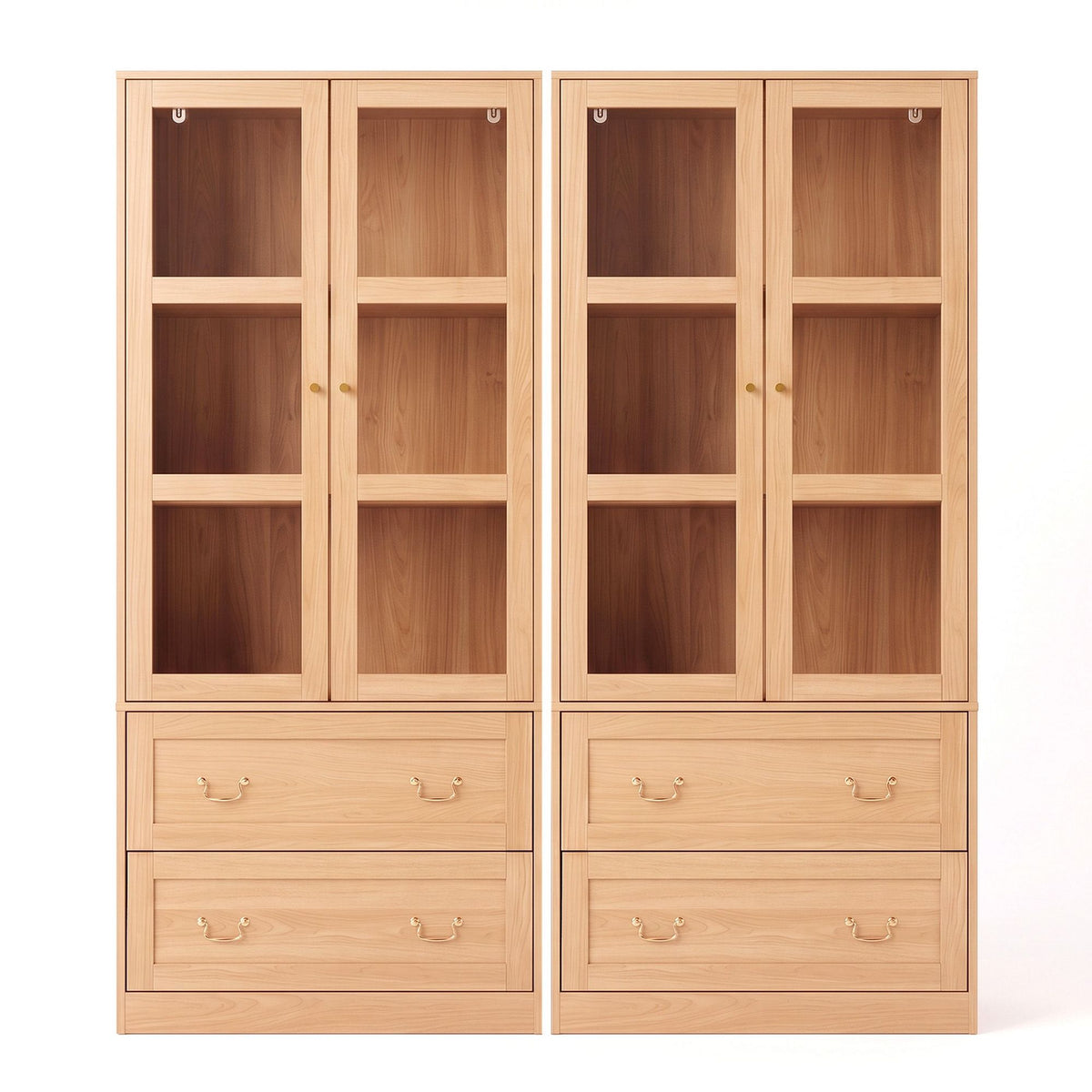 Artiss Buffet Sideboard Cabinets X2 180cm Hutch Storage Kitchen Drawer Door Wood