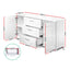 Artiss Buffet Sideboard High Gloss - White