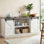 Artiss Buffet Sideboard Storage Cabinet Kitchen Cupboard Sliding Doors White