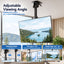 Artiss Ceiling TV Mount 23-55 Inch Flip Down Folding VESA 400x400 Height Adjustable Swivel