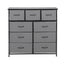 Artiss Chest of 9 Drawers Storage Dresser Tallboy Dark Grey