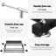 Artiss Clothes Rack Double Rod Airer Rail Coat Stand Adjustable Hanger