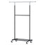 Artiss Clothes Rack Double Rod Airer Rail Coat Stand Adjustable Hanger