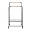 Artiss Clothes Rack Double Rod Airer Rail Coat Stand Hanger Storage Shelf