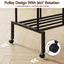 Artiss Clothes Rack Double Rod Airer Rail Coat Stand Hanger Storage Shelf