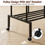 Artiss Clothes Rack Double Rod Airer Rail Coat Stand Hanger Storage Shelf