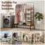 Artiss Clothes Rack Double Rod Airer Rail Coat Stand Hanger Storage Shelf