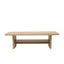 Artiss Coffee Table 110cm Center Table with 2-Tier Open Storage Shelf Wood