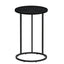 Artiss Coffee Table Side Table Round Black Martha
