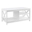 Artiss Coffee Table Storage Shelf White