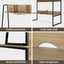 Artiss Computer Desk Bookshelf Storage Grey 100CM