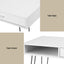Artiss Computer Desk Drawer Cabinet Home Office Desks Workstation 100cm White