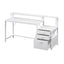 Artiss Computer Desk Home Office Study Table Desks w/Drawers Open Shelf White 160CM