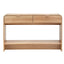Artiss Console Table Hallway Entryway Storage Drawer Shelf Curved Edge 120CM Pine