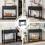 Artiss Console Table Hallway Sofa Entryway Entrance 2 Drawers 80CM Black