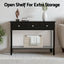 Artiss Console Table Hallway Sofa Entryway Entrance 3 Drawers 100CM Black