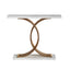 Artiss Console Table Marble Effect White&Gold
