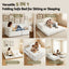 Artiss Convertible Folding Sofa Bed Beign