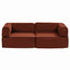 Artiss Convertible Folding Sofa Bed Orange