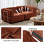 Artiss Convertible Folding Sofa Bed Orange