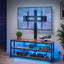 Artiss Corner TV Stand 32-70" w/ Mount LED Lights & Power Outlet Space Saving