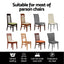 Artiss Dining Chair Covers 6x Slipcovers Spandex Stretch Banquet Wedding Grey