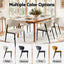 Artiss Dining Chairs Set of 2 Linen Fabric Soft Upholstered Chairs Beige