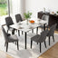Artiss Dining Chairs Set of 6 Linen Fabric Grey