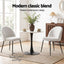Artiss Dining Chairs Set of 6 Sherpa Boucle White