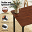 Artiss Dining Table and Chairs Set of 4 Storage Bench Kitchen Furniture Walnut