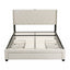 Artiss Double Bed Frame with Charging Station and Storage Drawers Beige 300KG Noise Free