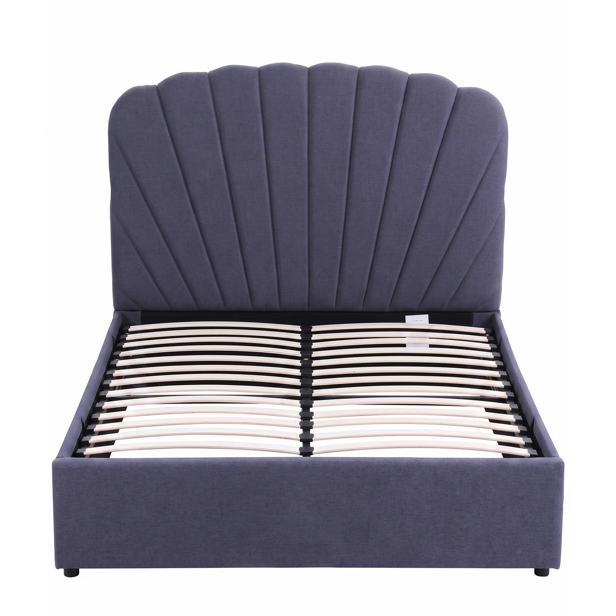 Artiss Double Bed Frame with Lift Up Storage and USB Ports Grey