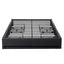 Artiss Double Bed Frame with Storage Drawers RGB Lights Charging Station Upholstered Fabric
