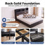 Artiss Double Bed Frame with Storage Headboard, 2 Drawers, Charging Station LED Light