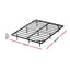 Artiss Double Bed Frame,Floating Metal Bed Frame with Smart LED Lights - Sturdy Metal Platform Bed Base, Silent Design, Tool-Free Assembly, 300KG Capacity for Home/Hotel/Master Bedroom