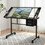 Artiss Drawing Desk Drafting Table Black