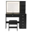 Artiss Dressing Table LED Vanity Desk Set Stool Black