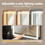 Artiss Dressing Table Set Stool Led Black