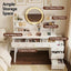 Artiss Dressing Table Vanity Desk LED Charging Station White