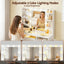 Artiss Dressing Table Vanity Desk Set 10 LED Bulbs RGB Light White