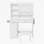 Artiss Dressing Table Vanity Desk Set Stool LED Charging Station White