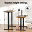 Artiss Electric Standing Desk 140cm Adjustable Height Motorised Home Office Desk Oak Black